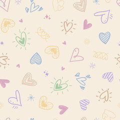 seamless pattern with heart