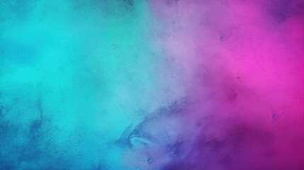Fototapeta na wymiar Purple blue green abstract background. Gradient. Toned colorful concrete wall texture. Magenta teal background with space for design.