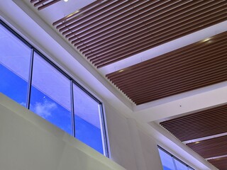 Obraz premium modern interior building, window, walls