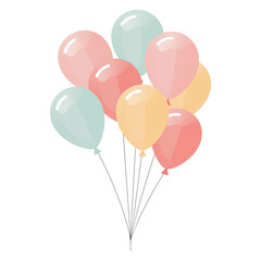 Cute Balloon Clipart: Adorable Nursery Art for Kids