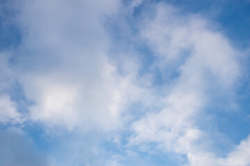 Blue sky and few clouds