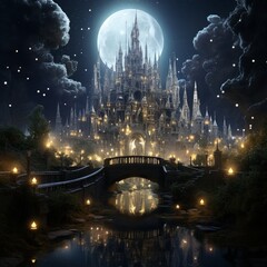 Fototapeta premium Very nice magical complex images Generative AI