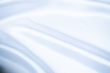Modern white fabric stripes, blurred background