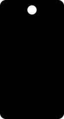 Earring icon vector. Decoration illustration sign .Black Fill jewel symbol. Earring icon woman jewelry accessory silhouette. Luxury earrings jewelry isolated on transparent background.