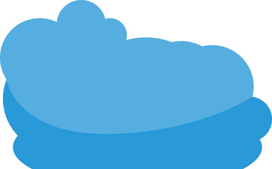 Blue Cloud Scape Illustration
