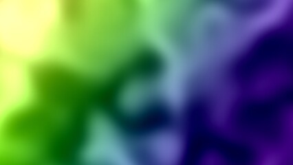 Abstract fluid 3d render Amoeba Biology neon in motion dark background. Gradient design element for banners, backgrounds, wallpapers and covers.	