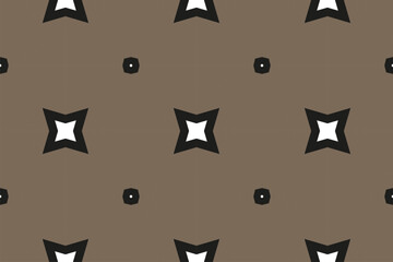 Modern pattern with geometric ornaments for invitation card, scrapbook, banner, postcard. 