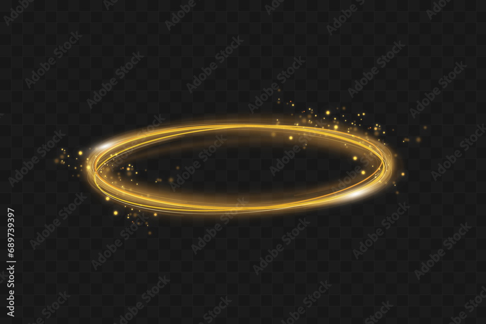 Wall mural glowing white spiral. speed ​​abstract lines effect. rotating shiny rings. glowing circular lines. g