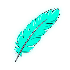 Obraz premium illustration of feather