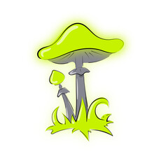 illustration of a mushroom