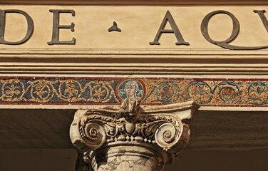 Interni della Chiesa di Santa Cecilia a Roma Trastevere