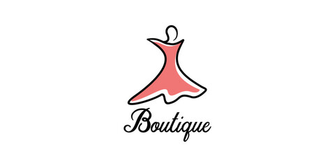 Fashion Logo. Boutique logo vector template, fashion logo vector
