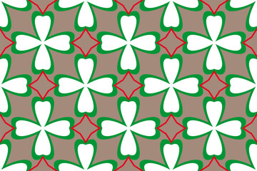 Abstract geometric pattern. A seamless vector background. 