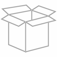 Box packaging drawing product line design and design.
