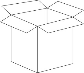 Box packaging drawing product line design and design.
