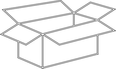 Box packaging drawing product line design and design.
