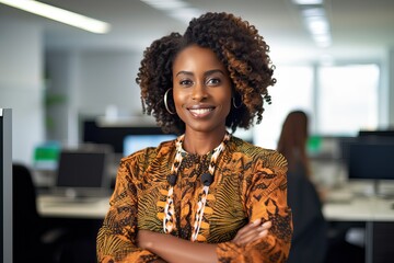 Smiling confident professional middle aged business woman corporate leader, happy mature female executive, lady manager standing in office looking at camera, portrait.