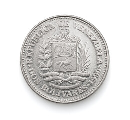 Venezuela two bolivar coin