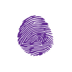  Fingerprint concept design stock illustration