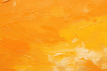 Vivid orange textured background with intricate brushstrokes and blended hues, ideal for creative...