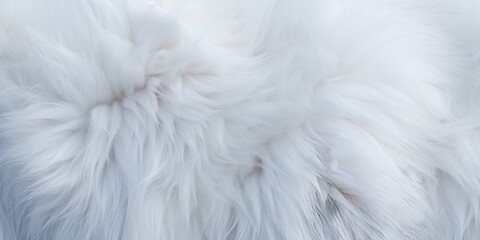 White arctic fox fur background