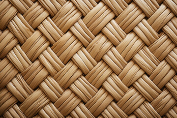 Background made of wicker rattan or bamboo