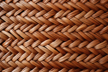 Background made of wicker rattan or bamboo