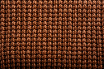 Texture of knitted sweater background closeup