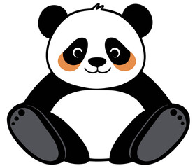 Chubby Panda relaxing