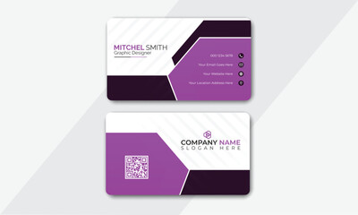 Modern Business Card - Creative and Clean Business Card Template.