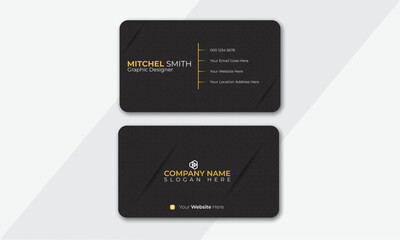 Creative corporate business card Template modern and Clean design, Clean professional business card template, visiting card, business card template.
