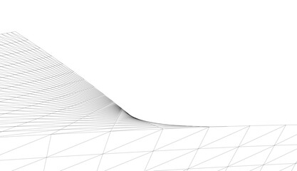 Architectural drawing. Futuristic background