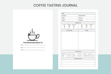 Coffee Tasting Journal