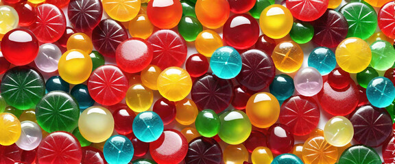 Fototapeta na wymiar jelly, candies, lollipops