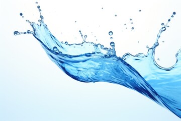A close up view of a vibrant blue wave. Perfect for use in water-related projects