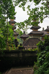 Balinese temples in ubud