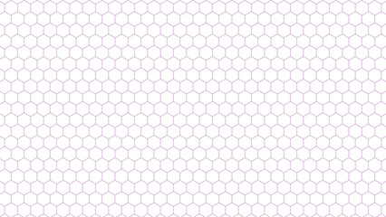 Seamless pattern of the hexagonal netting. Metal hexagon fence background texture on a white background.  - obrazy, fototapety, plakaty