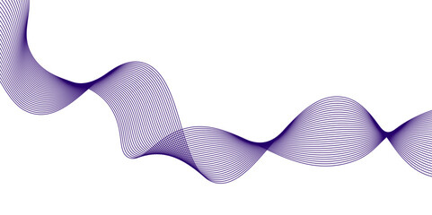 Purple wave swirl swoosh. isolated curve lines on white background. Vector illustration,color wave for design brochure, website, flyer,