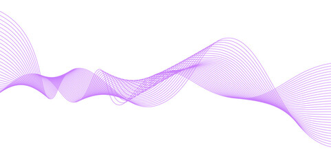 Air wind wave swirl swoosh, purple and pink undulate dynamic twist lines. Stylish line art background, gradient, - obrazy, fototapety, plakaty