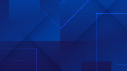 Blue abstract background with shapes. Suit for business, corporate, banner, brochure, poster, cover and presentation background