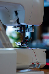 passion de la couture avec la machine à coudre