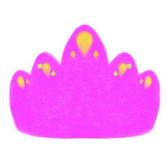 crown, purple