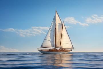 Fototapeta premium sailboat on the sea