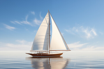 Fototapeta premium sailboat on the sea