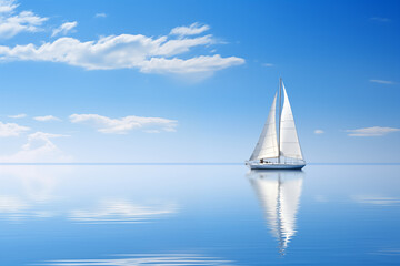 sailing boat on the sea