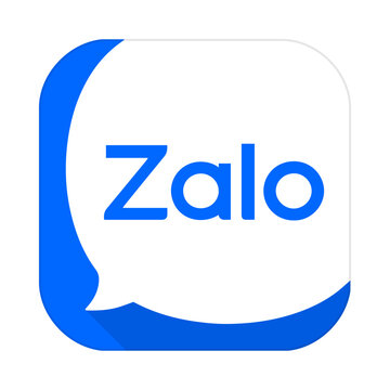 Zalo app icon. Popular messenger