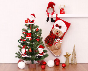 christmas tree and gifts