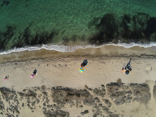 Spiaggia fiume santo