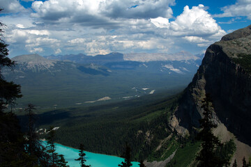 View from the top - Canadian Rockies 