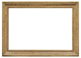 Large picture frame on a transparent background, in PNG format.
